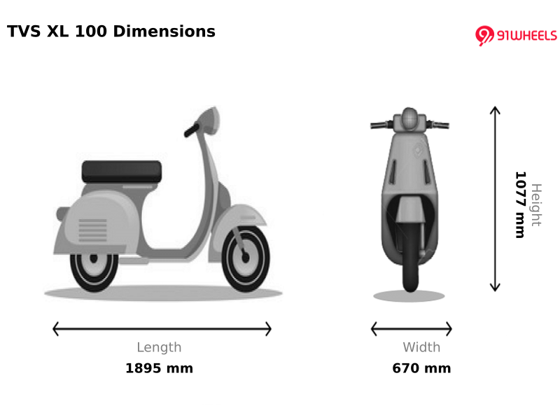 Tvs xl 100 scooter sales